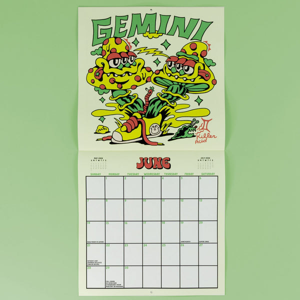 Astrology Freaks 2026 Calendar - Posters & Prints - killeracid.com