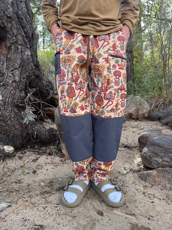 Bindle Conspiracy x Killer Acid Shroom Pants (L) - Pants - killeracid.com