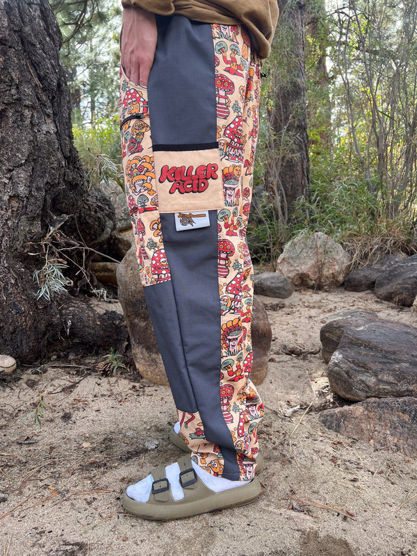 Bindle Conspiracy x Killer Acid Shroom Pants (L) - Pants - killeracid.com