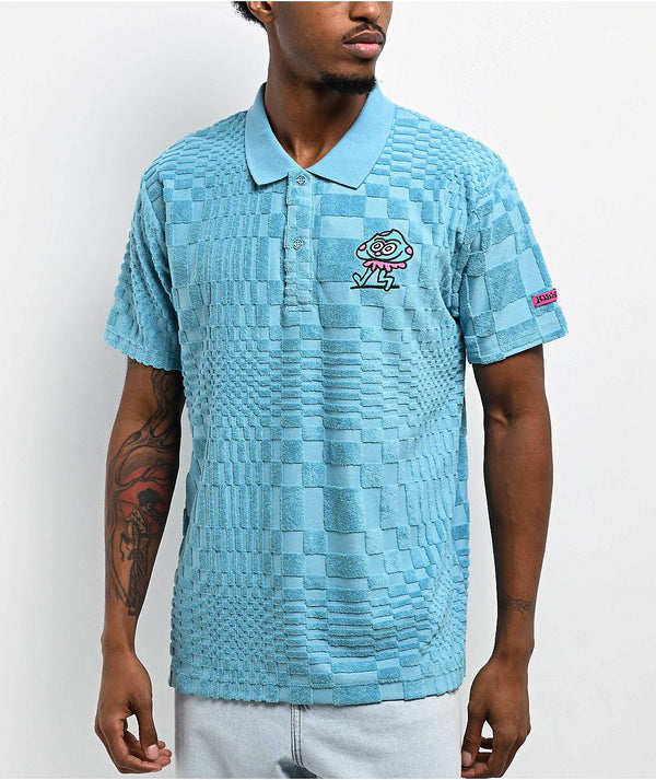 Blue Shroom Polo Shirt - Polo Shirts - killeracid.com
