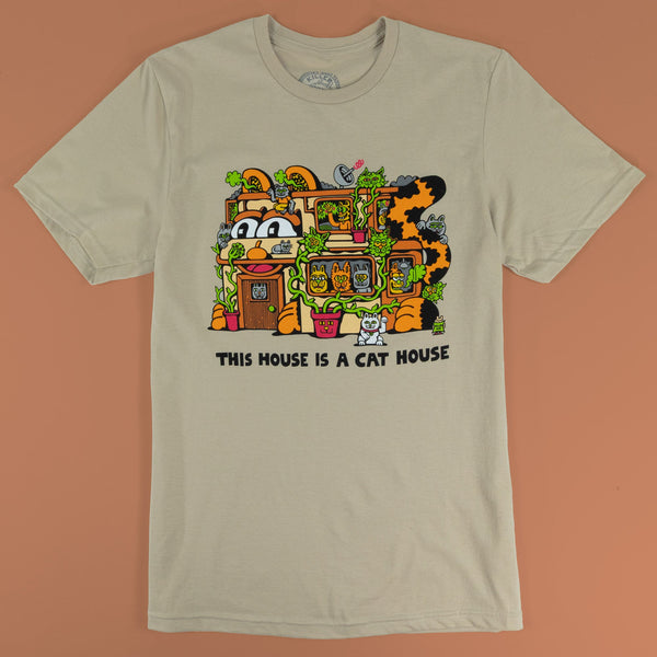 Cat House T-Shirt - T-Shirts - killeracid.com