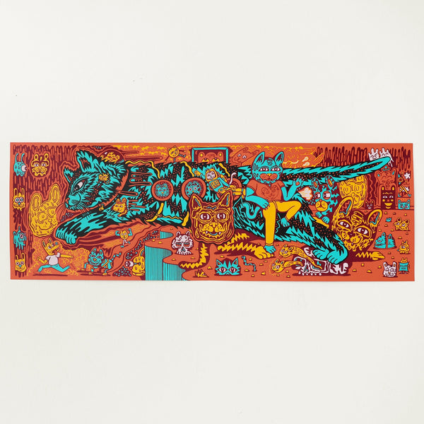 Cat Planet Screen Print - Posters & Prints - killeracid.com