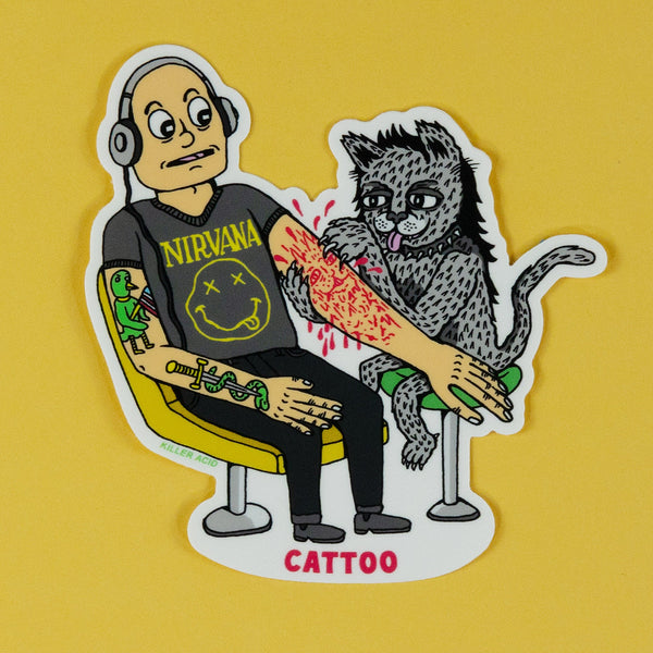 Cattoo Sticker - Stickers - killeracid.com