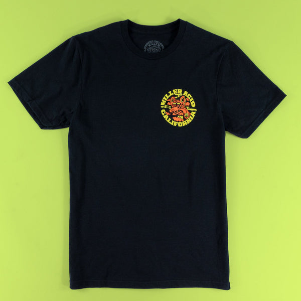 Dog Daze Neon Black T-Shirt - T-Shirts - killeracid.com