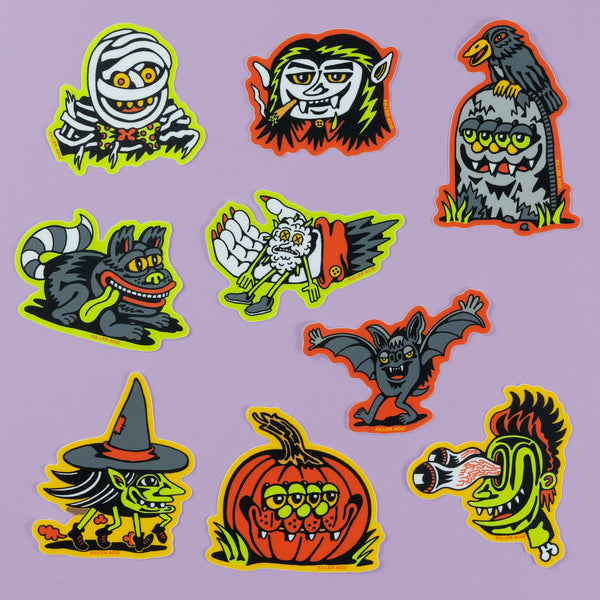 Halloween Mini Sticker Pack - Stickers - killeracid.com