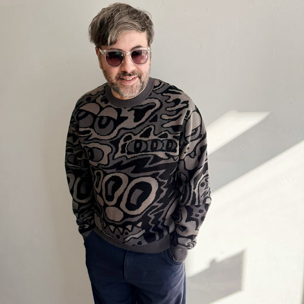 Jungle Vibes Knit Sweater - Long Sleeves - killeracid.com