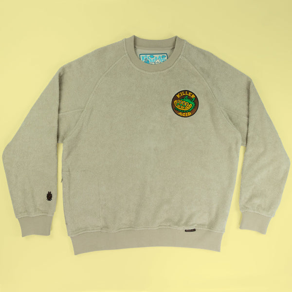 Killer Acid Beige Terry Shorts - Shorts - killeracid.com