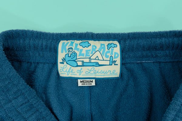 Killer Acid Blue Terry Shorts - Shorts - killeracid.com