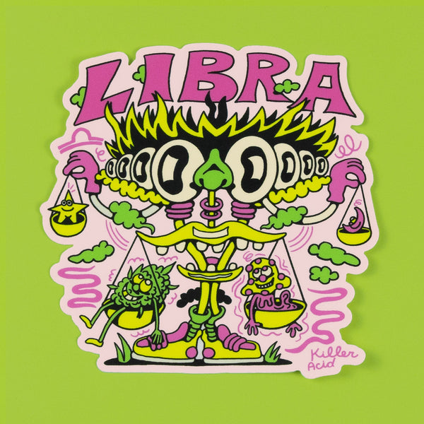 Astrology Freaks Libra Sticker - Stickers - killeracid.com