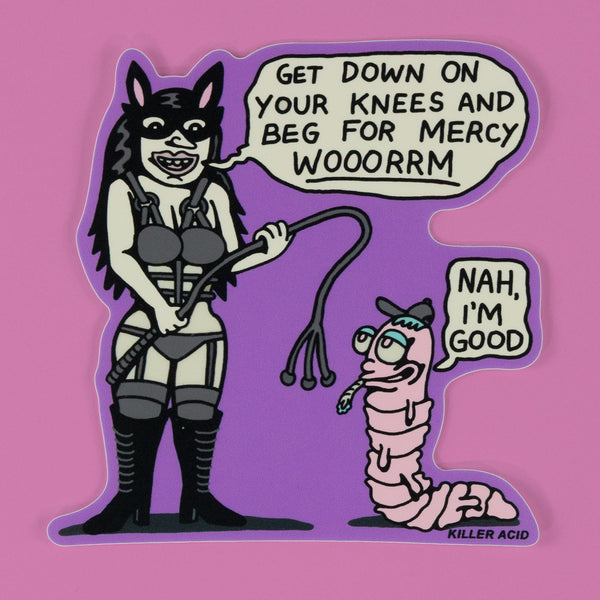 Mercy Worm Sticker - Stickers - killeracid.com