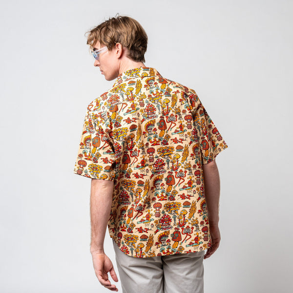 Mushroom Friends Button Up - Button Ups - killeracid.com