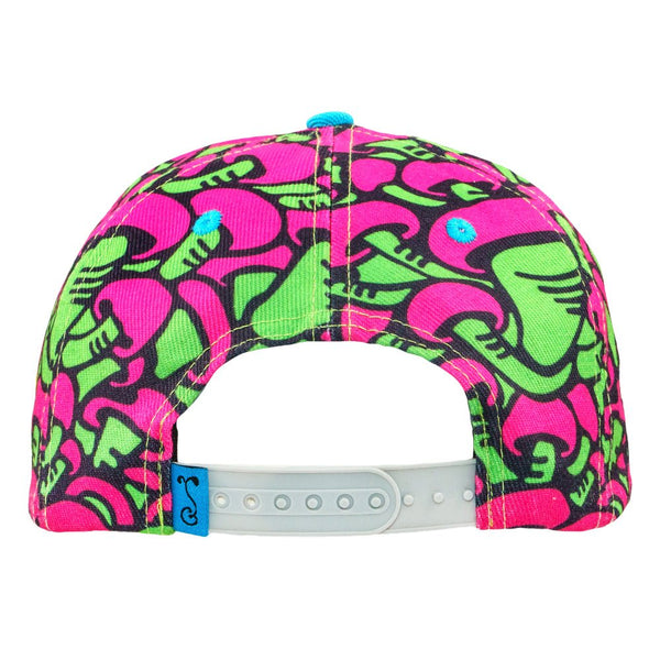 Mushroom Friends Pink Snapback Hat - Hats - killeracid.com
