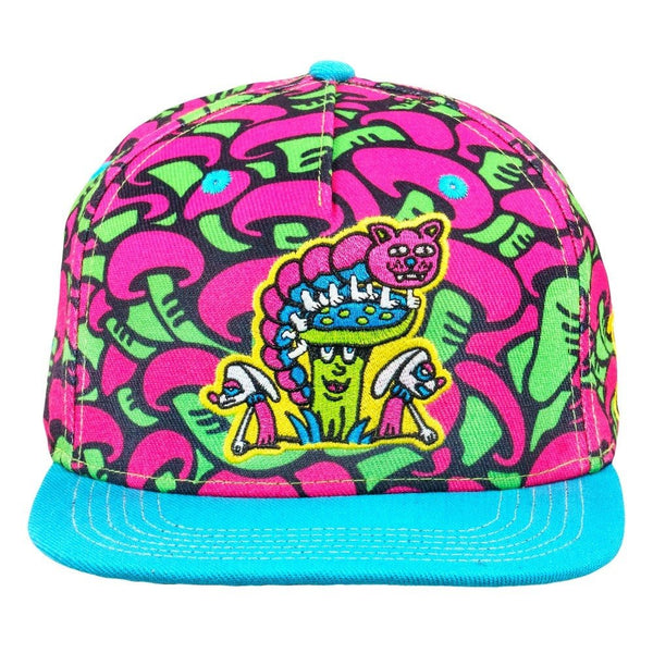 Mushroom Friends Pink Snapback Hat - Hats - killeracid.com