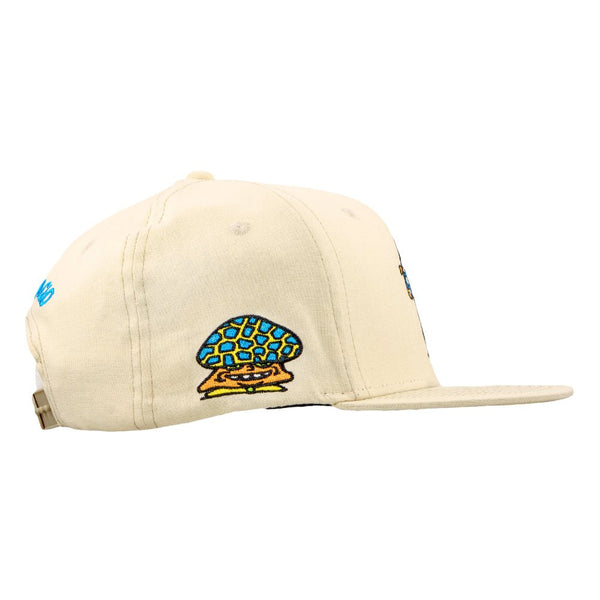 Mushroom Friends Tan Snapback Hat - Hats - killeracid.com