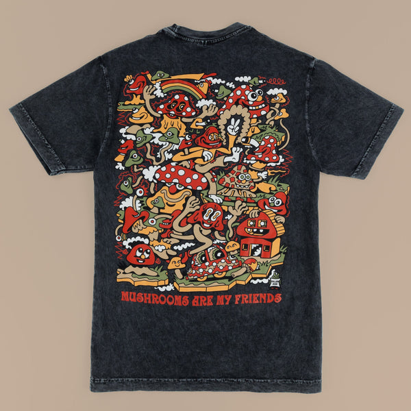 Mushrooms Are My Friends Vintage T-Shirt - T-Shirts - killeracid.com