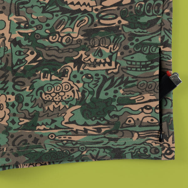 Mutated Camo Shorts - Shorts - killeracid.com