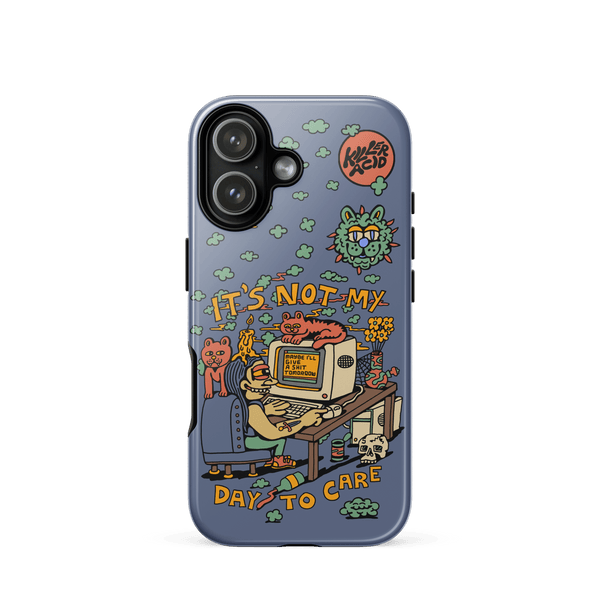 Not My Day to Care iPhone Case - killeracid.com