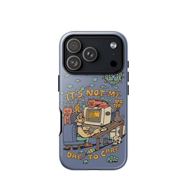 Not My Day to Care iPhone Case - killeracid.com