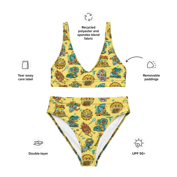 Orange Sunshine Bikini - Swimwear - killeracid.com