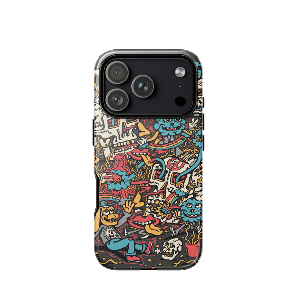 Peace Skulls iPhone Case - Accessories - killeracid.com