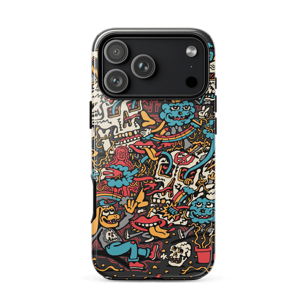Peace Skulls iPhone Case - Accessories - killeracid.com