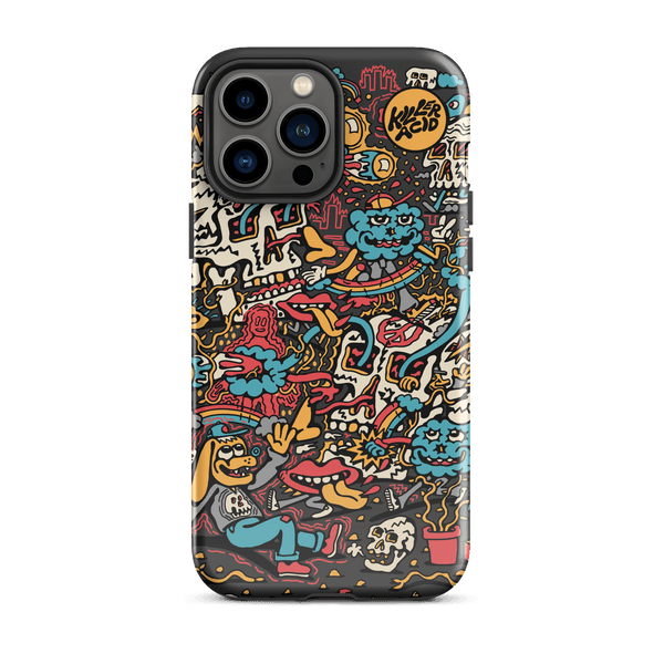 Peace Skulls iPhone Case - Accessories - killeracid.com