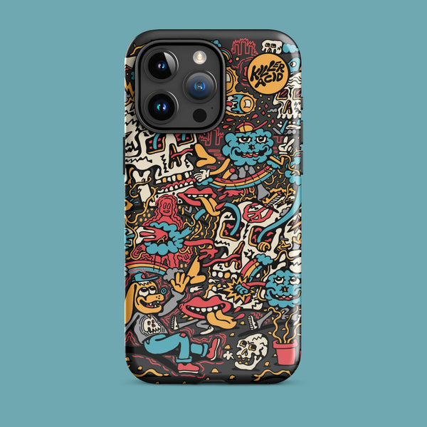 Peace Skulls iPhone Case - Accessories - killeracid.com