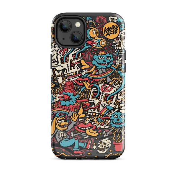 Peace Skulls iPhone Case - Accessories - killeracid.com