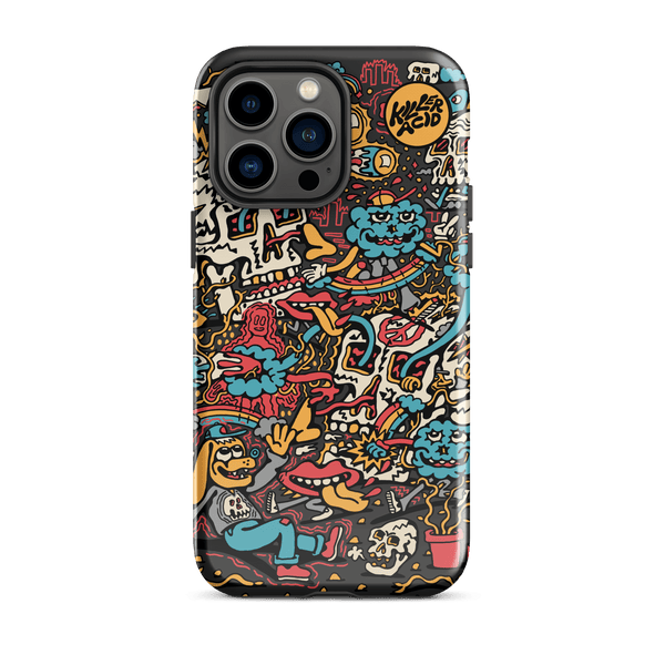 Peace Skulls iPhone Case - Accessories - killeracid.com