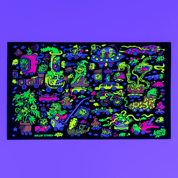 Rollin' Stoned XXL Dab Mat - Dab Mats - killeracid.com