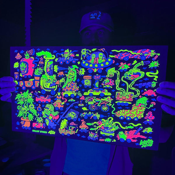 Rollin' Stoned XXL Dab Mat - Dab Mats - killeracid.com