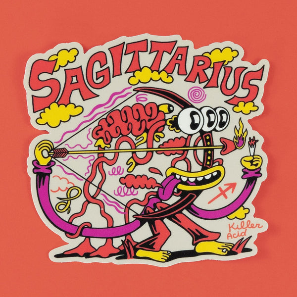 Astrology Freaks Sagittarius Sticker - Stickers - killeracid.com