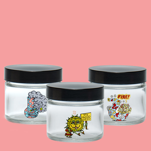 Small Screw-Top Storage Jar