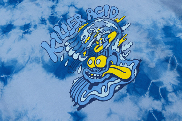 Surf's Up Deluxe Crystal Wash T-Shirt - T-Shirts - killeracid.com