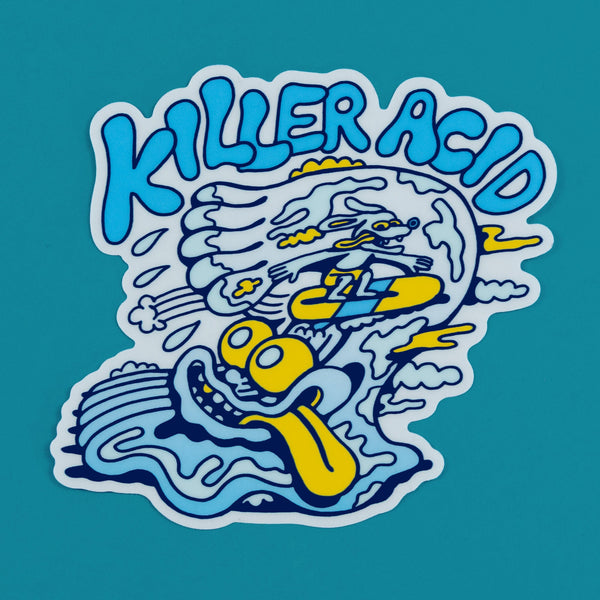 Wave Logo Sticker - Stickers - killeracid.com