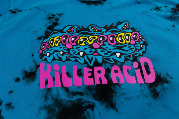 Wavy Cat Deluxe Crystal Wash T-Shirt - T-Shirts - killeracid.com