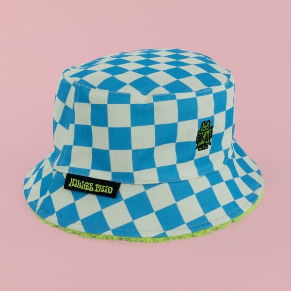 Wavy Cat Reversible Bucket Hat - Hats - killeracid.com