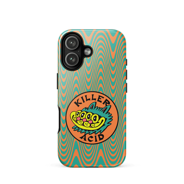 Wavy Orange iPhone Case - Accessories - killeracid.com