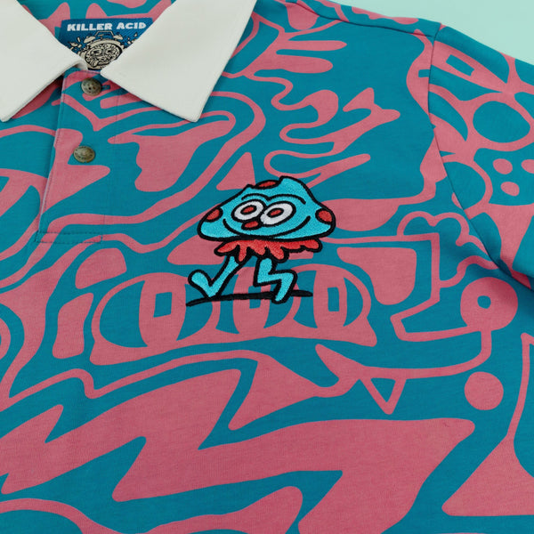 Wild Shroom Rugby - Long Sleeves - killeracid.com