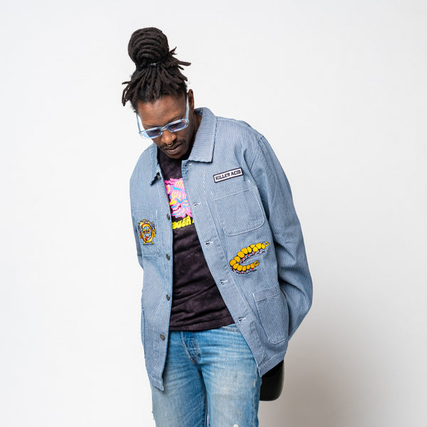 Work All Day Blue Jacket - Jackets - killeracid.com