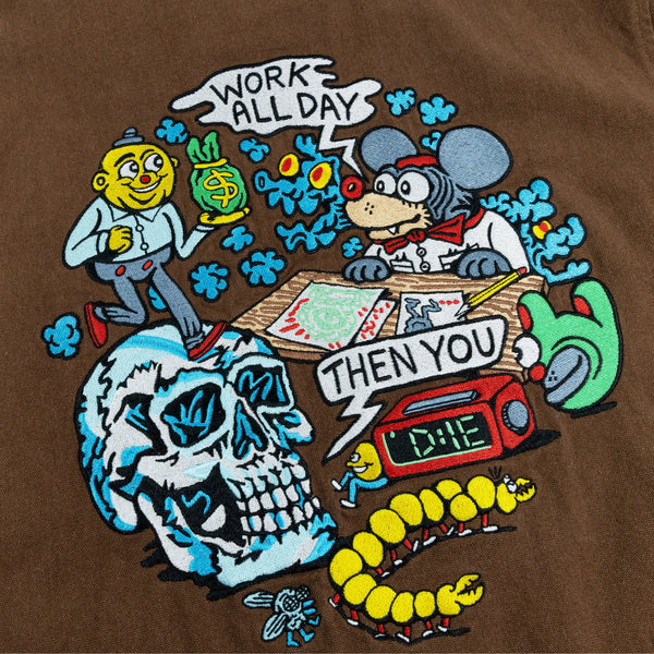 Work All Day Brown Jacket - Jackets - killeracid.com