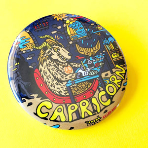 Capricorn Button - Buttons - killeracid.com