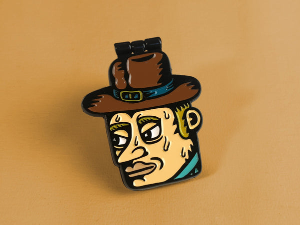 Cowboy Robot Enamel Pin - Pins - killeracid.com