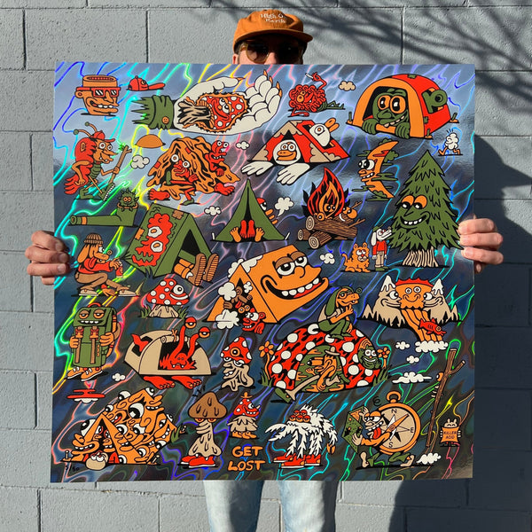 Get Lost Screen Print Poster - Posters & Prints - killeracid.com