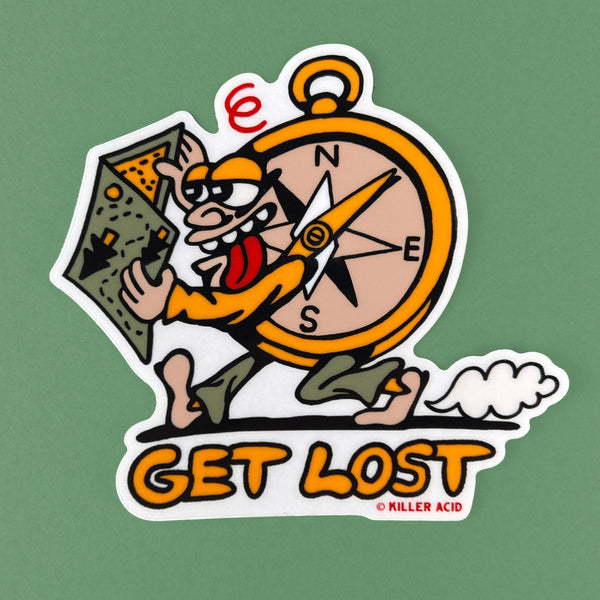 Get Lost Sticker - Stickers - killeracid.com