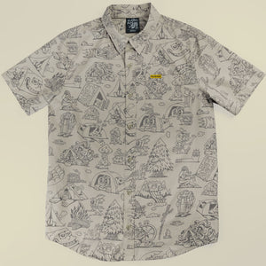 Grey Get Lost Button Up - Button Ups - killeracid.com