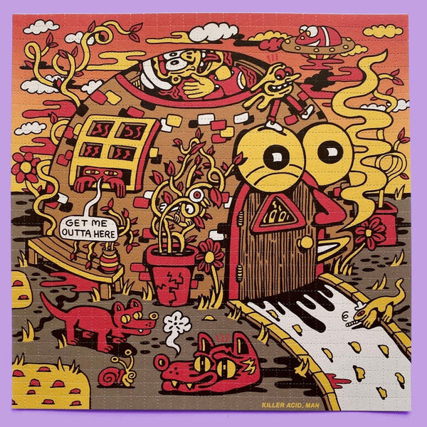 High Desert House Blotter Art Print - Art & Collectibles - killeracid.com