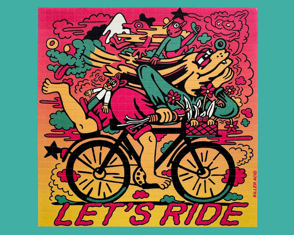 Let's Ride Blotter Art Print - Art & Collectibles - killeracid.com