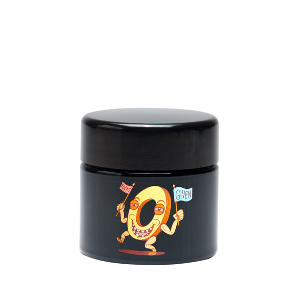 Medium Black Stash Jar - Jars - killeracid.com