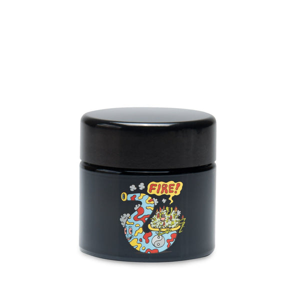 Medium Black Stash Jar - Jars - killeracid.com